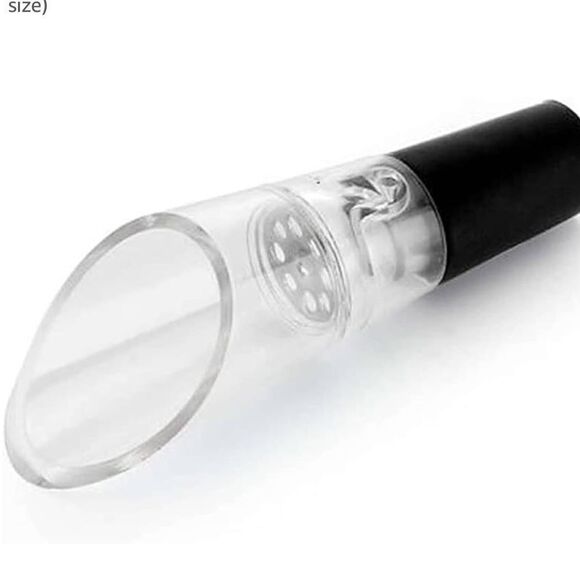 Wine Accessories 4 pc Set - Aerator, Stainless Steel Ice Cubes, 2 Stoppers - Picture 14 of 16